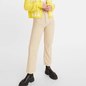 Size 27 Levi’s Ribcage Straight Ankle Corduroy Pants